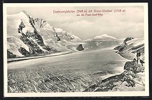 Ansichtskarte Pasterzen-Gletscher mit Gross-Glockner von der Franz-Josef-Höhe