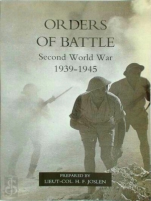 Image du vendeur pour Orders of Battle: Second World War 1939-1945 Special Collection mis en vente par Collectors' Bookstore