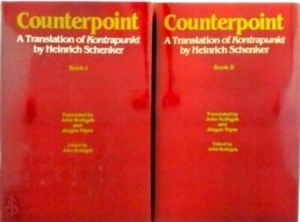 Seller image for Counterpoint: A Translation of Kontrapunkt 2 Volumes; Volume II of New Musical Theories and Fantasies in two books Special Collection for sale by Collectors' Bookstore