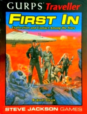 Bild des Verkufers fr Gurps Traveller: First In; Exploration and Contact Among the Stars (Science Fictio Roleplaying Game) Special Collection zum Verkauf von Collectors' Bookstore