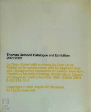 Immagine del venditore per Thomas Demand Catalogue and Exhibition Special Collection venduto da Collectors' Bookstore