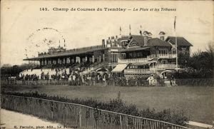 Ansichtskarte / Postkarte Champigny sur Marne Val de Marne, Tremblay Racecourse, Die Strecke, Die...