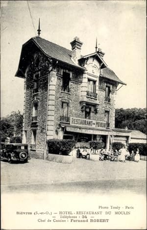 Ansichtskarte / Postkarte Bièvres Essonne, Hotel-Restaurant du Moulin