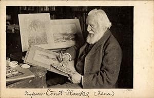 Ansichtskarte / Postkarte Professor Ernst Haeckel, Mediziner, Zoologe, Zeichner