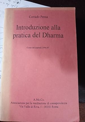 Seller image for Introduzione alla pratica del Dharma Corso del martedi 1996-97 for sale by unlibro