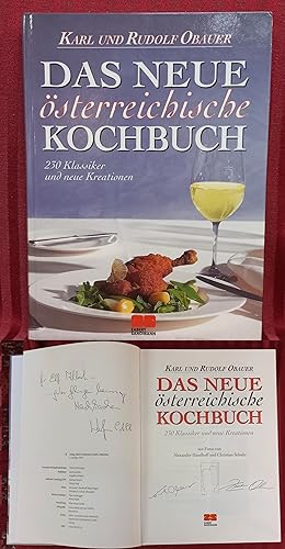 Das neue österreichische Kochbuch : 250 Klassiker und neue Kreationen. +++ signiert +++ Karl und ...