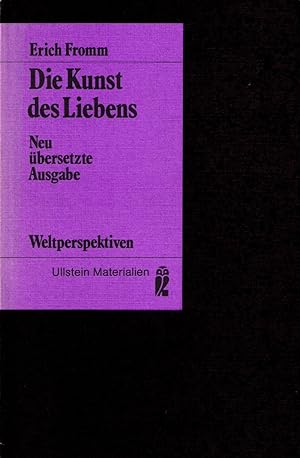 Immagine del venditore per Die Kunst des Liebens Erich Fromm. [bers. von Liselotte u. Ernst Mickel] venduto da Antiquariat Buchhandel Daniel Viertel