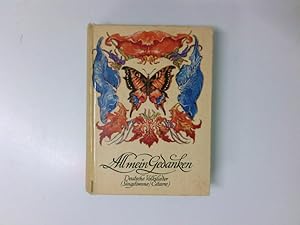 Bild des Verkufers fr All mein Gedanken zum Verkauf von Antiquariat Buchhandel Daniel Viertel