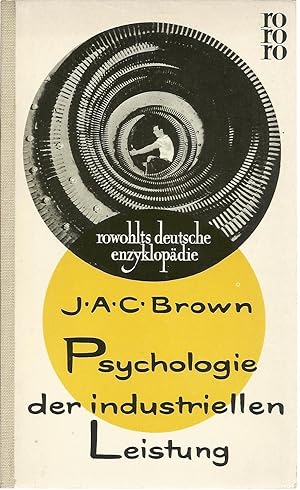 Imagen del vendedor de Psychologie der industriellen Leistung a la venta por Antiquariat Buchhandel Daniel Viertel