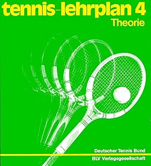 Bild des Verkufers fr Tennis-Lehrplan . 4 - Theorie 4. Theorie zum Verkauf von Antiquariat Buchhandel Daniel Viertel