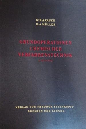Imagen del vendedor de Grundoperationen chemischer Verfahrenstechnik a la venta por Buchhandlung Loken-Books