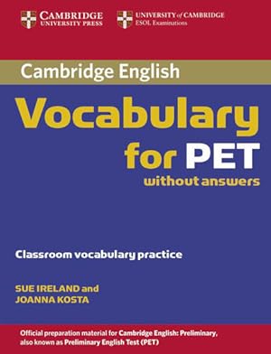 Image du vendeur pour Cambridge Vocabulary for PET: Edition without answers mis en vente par Studibuch