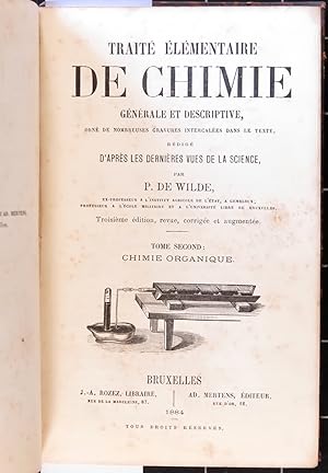 Traité élémentaire de chimie générale et descriptive, orné de nombreuses gravures intercalées dan...