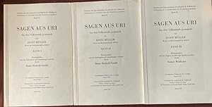Sagenbuch aus Uri. Aus dem Volksmunde gesammelt. 3 Bände, komplett.