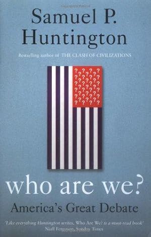 Seller image for Who are We?: America's Great Debate for sale by WeBuyBooks