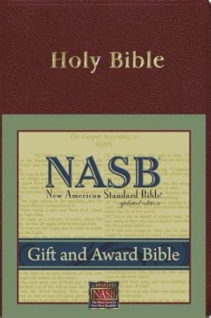 Imagen del vendedor de Gift and Award Bible-NASB a la venta por WeBuyBooks