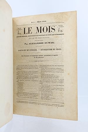 Le mois : série complète en 25 numéros du N°1 1er Mars 1848 au N°25 du 1er Janvier 1850