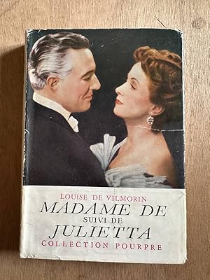 Seller image for Madame de suivi de "Julietta" for sale by Dmons et Merveilles