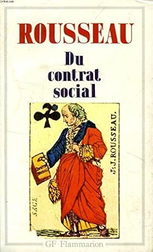 Image du vendeur pour DU CONTRAT SOCIAL mis en vente par Dmons et Merveilles