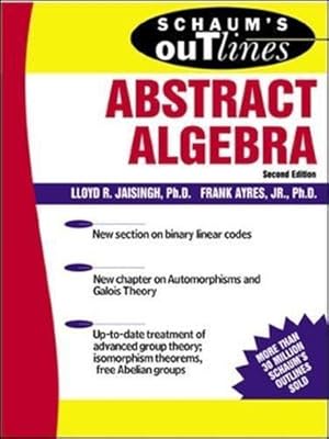 Imagen del vendedor de Schaum's Outline of Abstract Algebra (Schaum's Easy Outlines) a la venta por WeBuyBooks