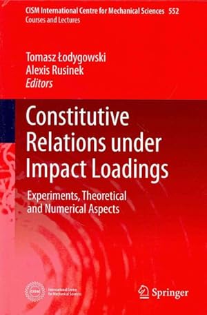 Imagen del vendedor de Constitutive Relations under Impact Loadings : Experiments, Theoretical and Numerical Aspects a la venta por GreatBookPricesUK