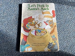 LET'S PEEK INTO SANTA'S SACK (Peek-A-Board Books)