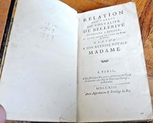 Relation d'un voyage du Chevalier de Bellerive d'Espagne à Bender, et de son séjour au camp du Ro...