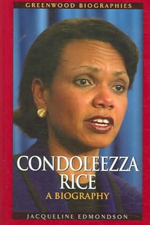 Imagen del vendedor de Condoleezza Rice : A Biography a la venta por GreatBookPricesUK
