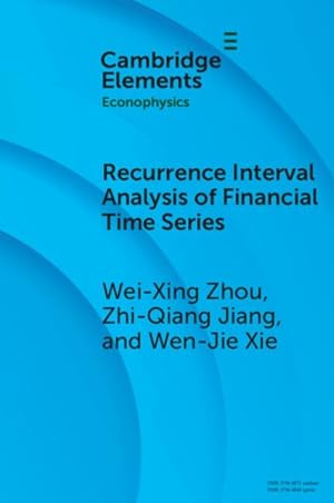 Immagine del venditore per Recurrence Interval Analysis of Financial Time Series venduto da GreatBookPricesUK
