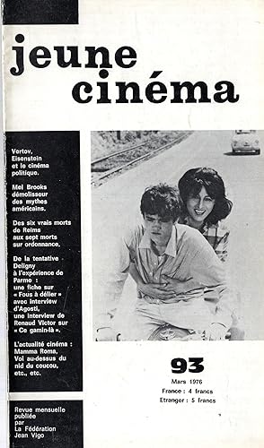 Seller image for Jeune Cinma n 93 mars 1976 for sale by PRISCA