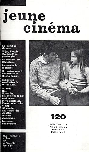 Seller image for Jeune Cinma n 120 juillet 1979 for sale by PRISCA