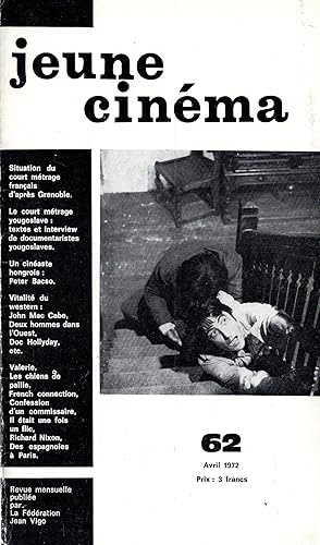 Image du vendeur pour Jeune Cinma n 62 avril 1972 mis en vente par PRISCA