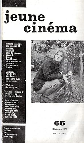 Seller image for Jeune Cinma n 66 novembre 1972 for sale by PRISCA