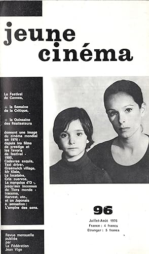 Seller image for Jeune Cinma n 96 juillet 1976 for sale by PRISCA