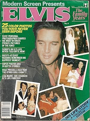 Modern Screen Presents Elvis, His Life Story The Family Years, No. 4, Collector's Edition