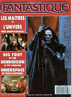 Imagen del vendedor de L'cran Fantastique n 87 Dcembre 1987 a la venta por PRISCA