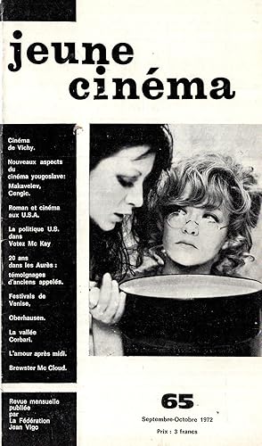 Seller image for Jeune Cinma n 65 septembre 1972 for sale by PRISCA