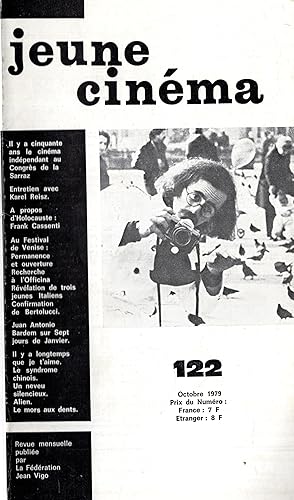 Immagine del venditore per Jeune Cinma n 122 octobre 1979 venduto da PRISCA