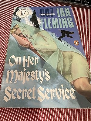 Bild des Verkufers fr On Her Majesty's Secret Service ( good girl art cover ) Ian Fleming Centenary edition zum Verkauf von Happy Heroes