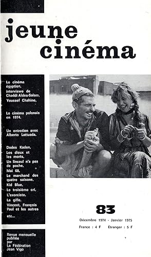 Imagen del vendedor de Jeune Cinma n 83 dcembre 1974 a la venta por PRISCA