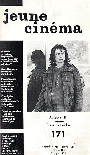 Imagen del vendedor de Jeune Cinma n 171 dcembre 1985 a la venta por PRISCA