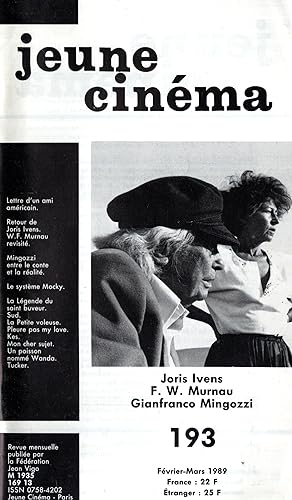 Image du vendeur pour Jeune Cinma n 193 fvrier 1989 mis en vente par PRISCA