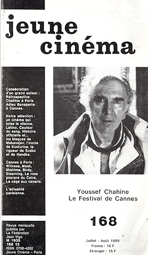 Image du vendeur pour Jeune Cinma n 168 juillet 1985 mis en vente par PRISCA