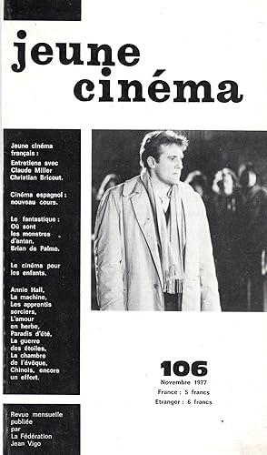 Image du vendeur pour Jeune Cinma n 106 novembre 1977 mis en vente par PRISCA