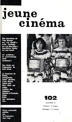 Image du vendeur pour Jeune Cinma n 102 avril 1977 mis en vente par PRISCA