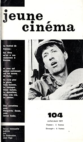 Image du vendeur pour Jeune Cinma n 104 juillet 1977 mis en vente par PRISCA