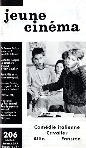 Immagine del venditore per Jeune Cinma n 206 fvrier 1991 venduto da PRISCA