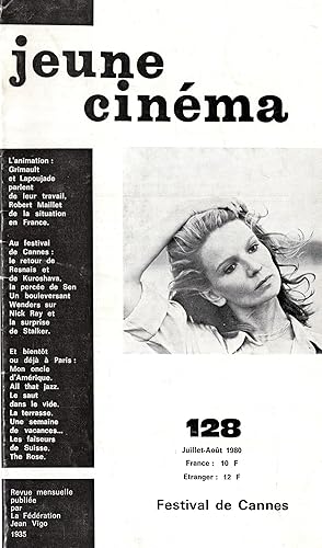 Seller image for Jeune Cinma n 128 juillet 1980 for sale by PRISCA