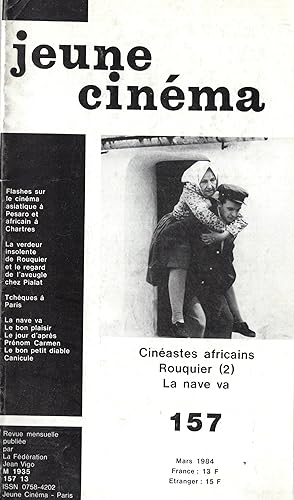 Imagen del vendedor de Jeune Cinma n 157 mars 1984 a la venta por PRISCA