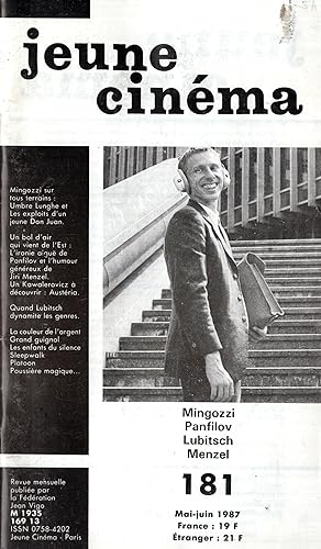 Immagine del venditore per Jeune Cinma n 181 mai 1987 venduto da PRISCA